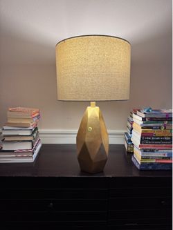 Gold lamp