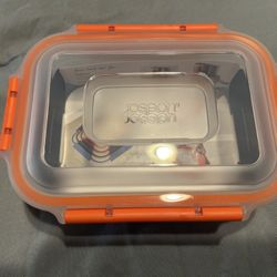 Joseph Nest Tea Lock Storage Container, 18 Ounce – Orange