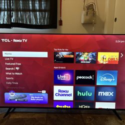 Roku TCL 55 Inch Tv