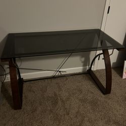 Glass Top desk 