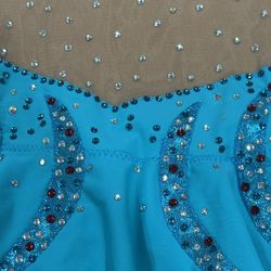 Pink And Turquoise Leotard