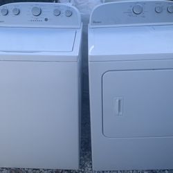 Whirlpool Washer And Dryer Set White Working Perfectly Fine Kenmore 