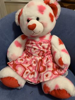 Build a bear valentine bear in dress