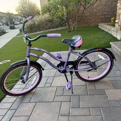 20” Purple Huffy Beach Cruiser Bike