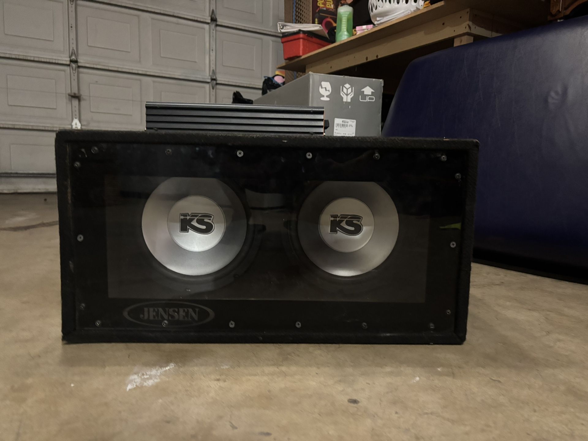 Jensen KS 10 Subwoofer, Quantum Audio 2500 Watts