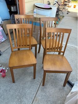 Rustic Dining Chairs Set of 4