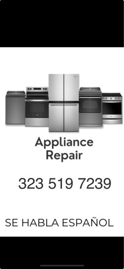 Washer, dryer, refrigerator repair