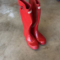 Hunter boots Size 7