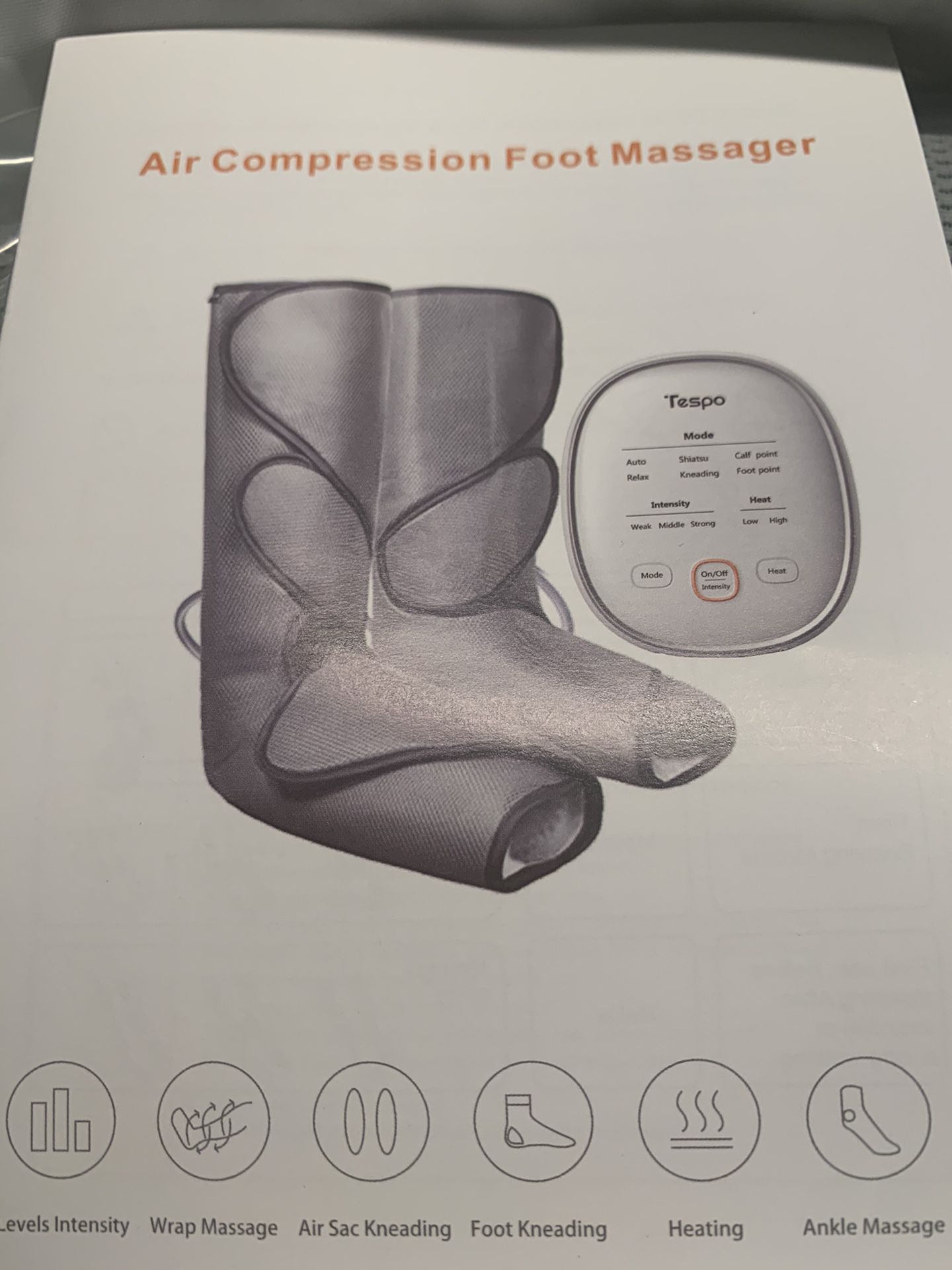 Tespo air compression Foot massager