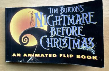 Vintage Nightmare Before Christmas Animated Flip Book 1st Edition