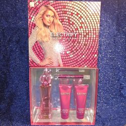 Paris Hilton Electrify Many brands of new perfume available for men or women, single bottles or gift sets, body sprays and lotion available bz 20