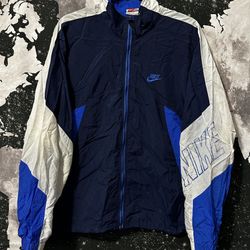 Nike Logo Full Zip Windbreaker Jacket 
