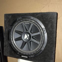 Subwoofer And Amplifier 