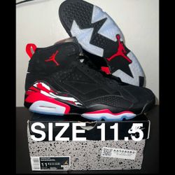 Jordan MVP Size 11.5 Black Varsity Red New Tried On 
