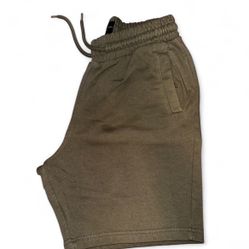 Khaki green H&M streetwear shorts 