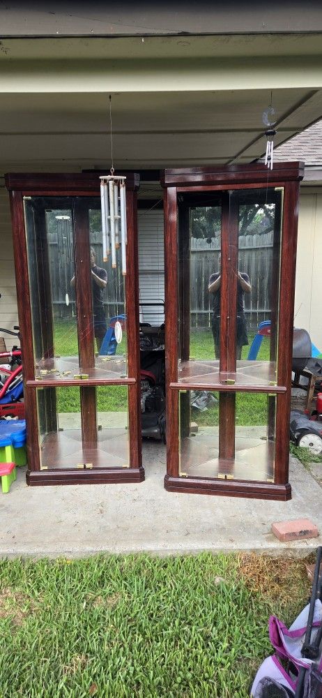 Twin Curio Cabinets