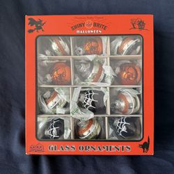 Christopher Radko Shiny Brite Halloween Glass Ornaments NEW