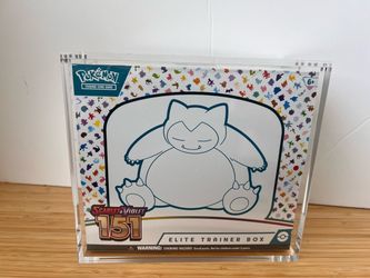 Pokemon Scarlet and violet 151 ETB Sealed with Acrylic Case
