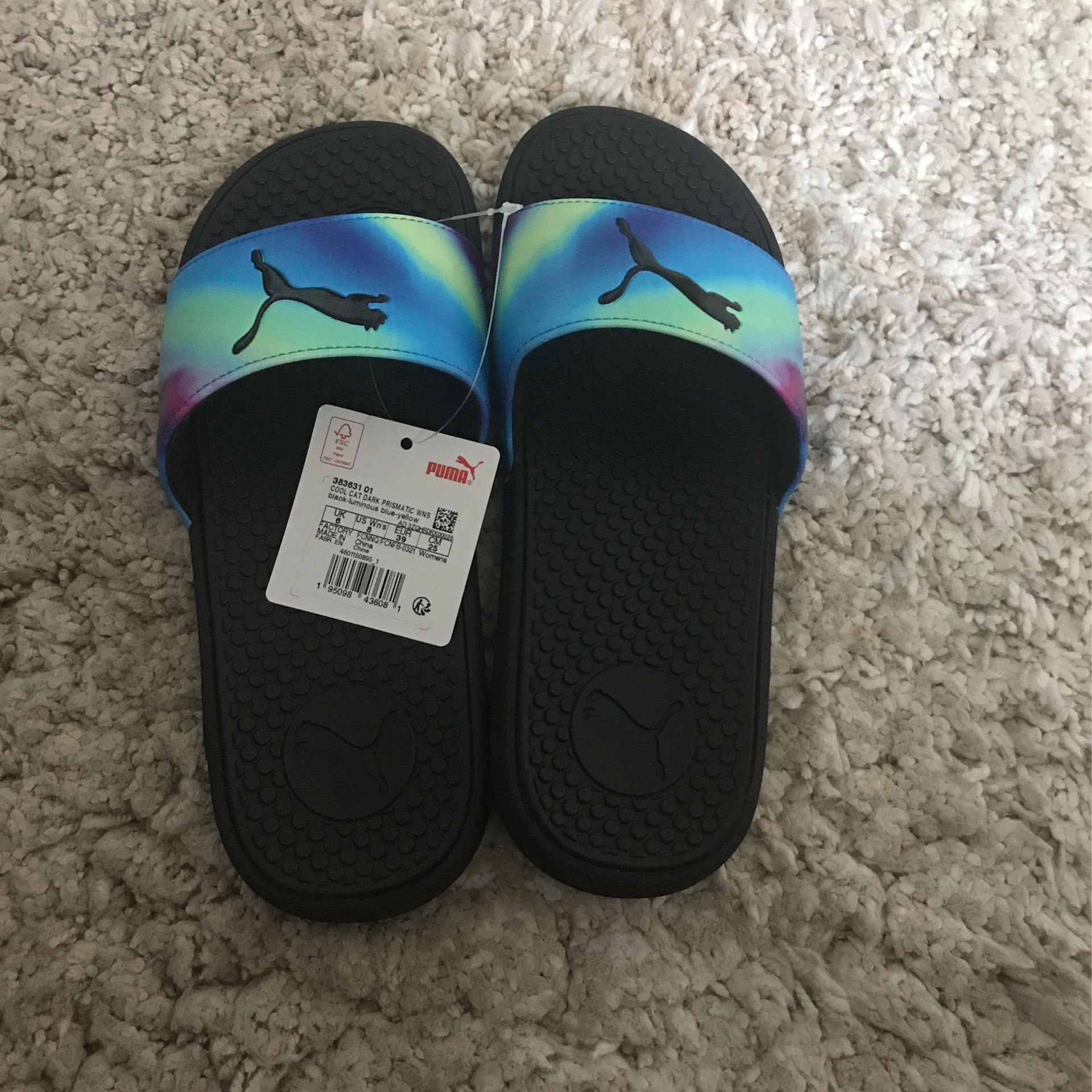 Puma Slides Size 8 for $20