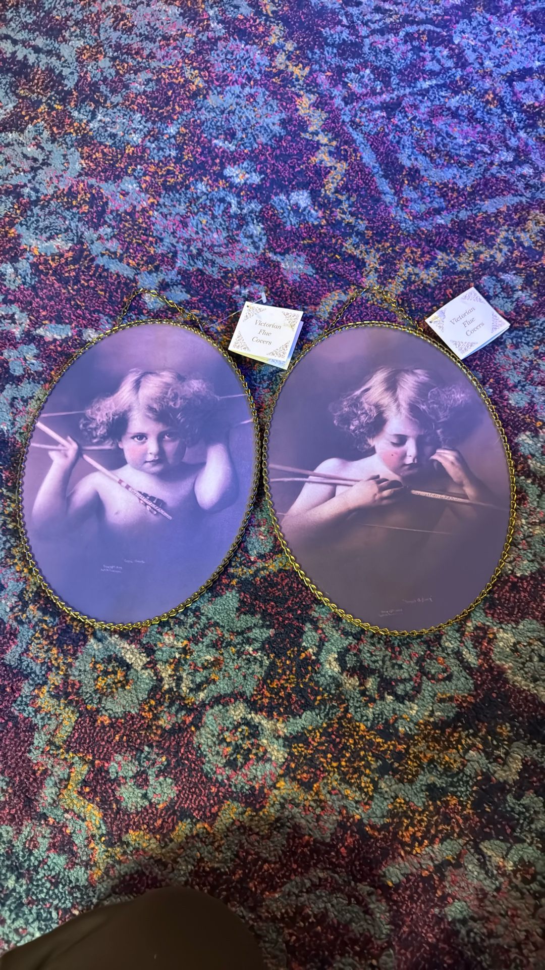 2 Victorian Flue Covers