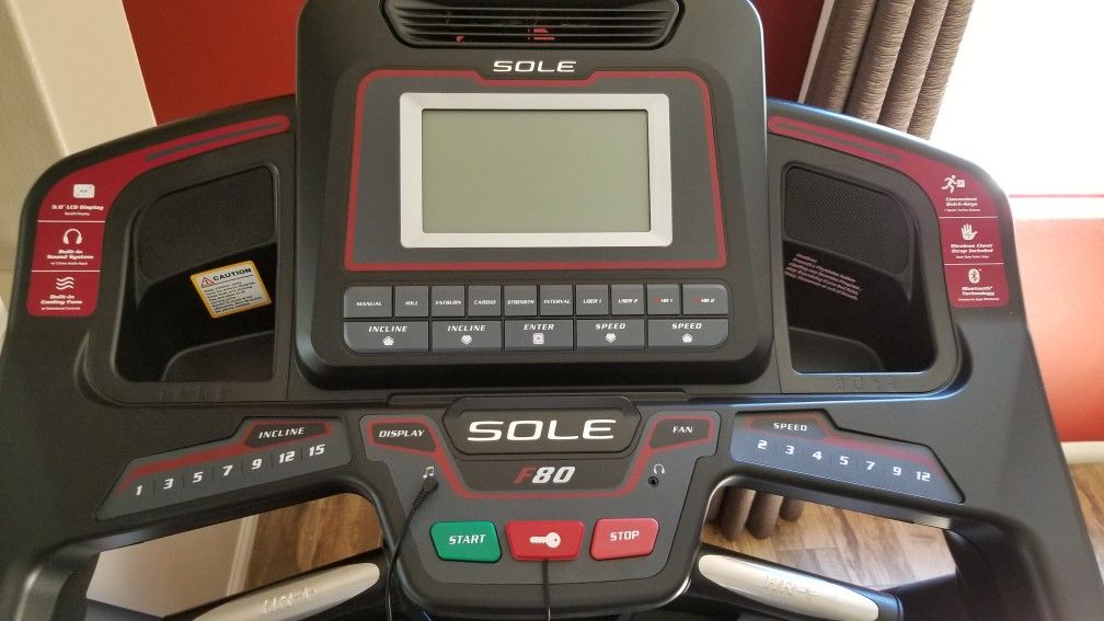 Sole F80 Treadmill practically new for Sale in Santee, CA OfferUp