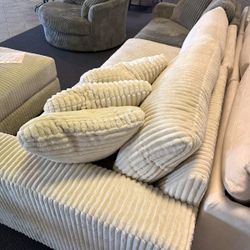 Cloud Comfy Plush Modular 3 Pcs Sectional Sofa Couch
