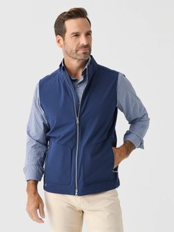 EUC Peter Millar Crown Crafted Men's Contour Vest Large Navy