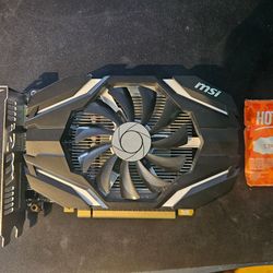 MSI GeForce Gtx 1050 ti OC 4gb Graphics Card!