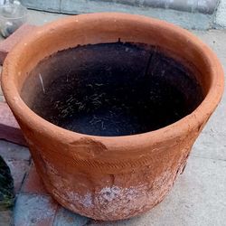 16 inch Terra Cotta Pot Very Thick Rustic