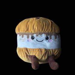 Smiling S'mores Soft Plush Pillow
