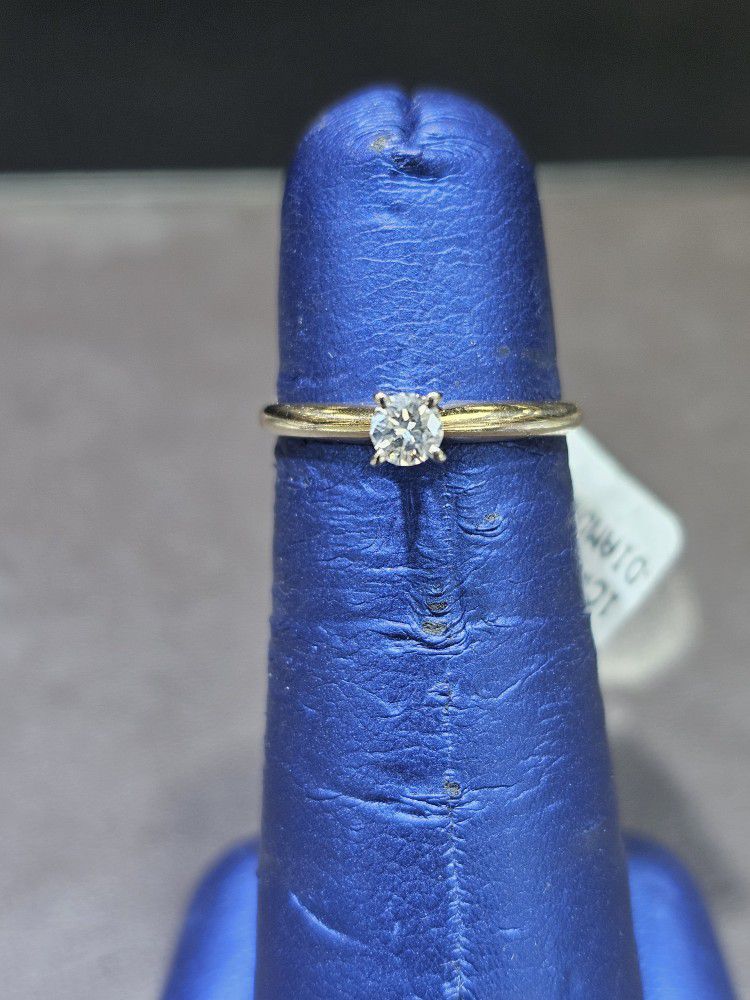 14kt YG Diamond Ring. (C-5) SIZE 5. ASK FOR RYAN. #10(contact info removed)