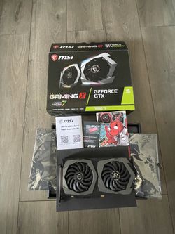 MSI Gaming GeForce GTX 1660 Ti 192-bit HDMI/DP 6GB GDRR6 HDCP Support DirectX 12 Dual Fan VR Ready OC Graphics Card (GTX 1660 T| GAMING X 6G)