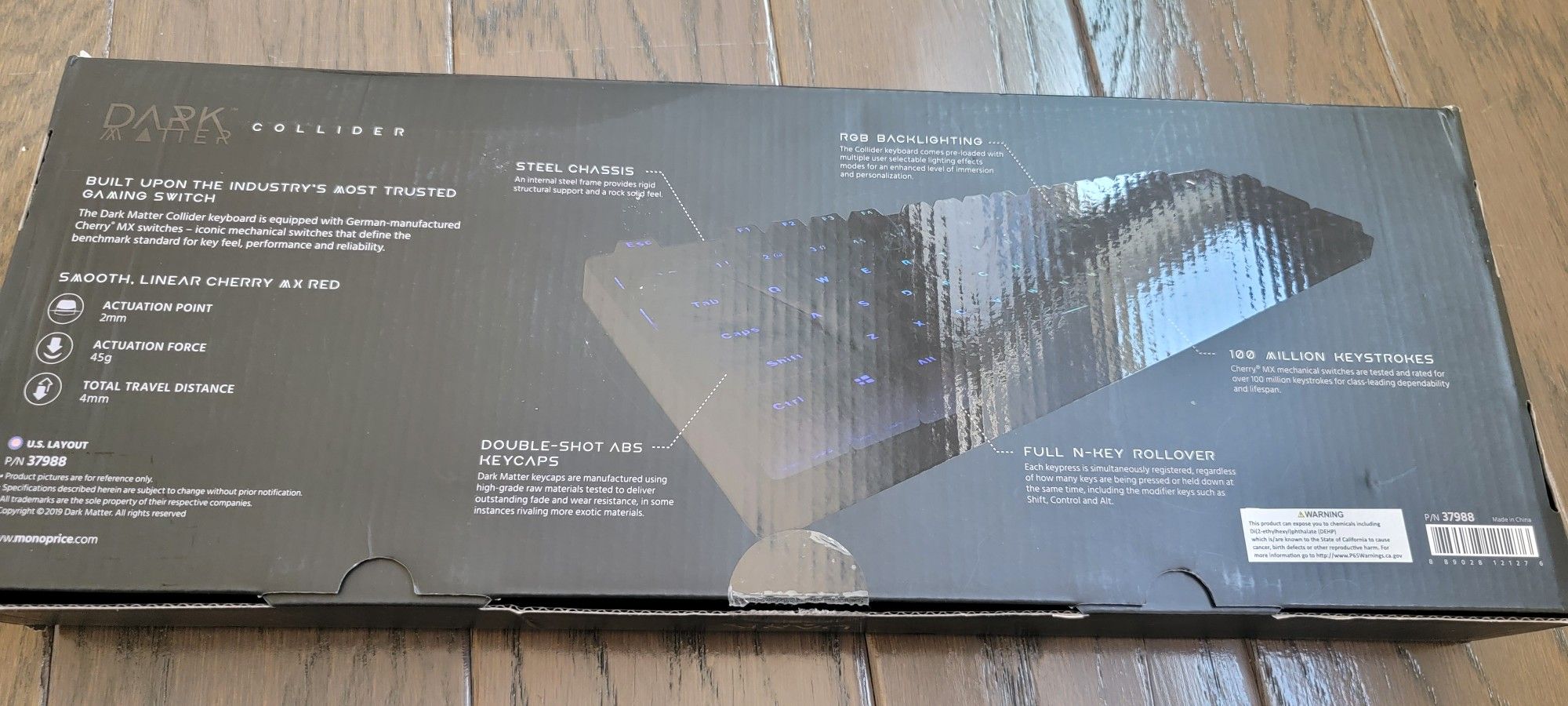 Dark Matter Collider Keyboard