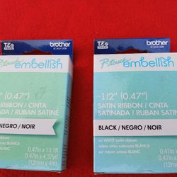 Brother Lable Printer Satin Ribbon 🎀  Fits Any P-touch Series (Various Types)