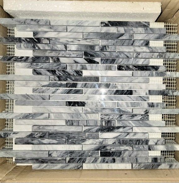 Marble Tile – Bardiglio Scuro – 8 Boxes – 86 Sq Ft – $1,100 OBO