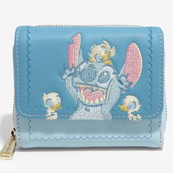 Loungefly Disney Lilo & Stitch Ducklings Zip Wallet NWT