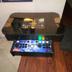 4 Player Tabletop Arcade And Music Jukebox With 500 Games