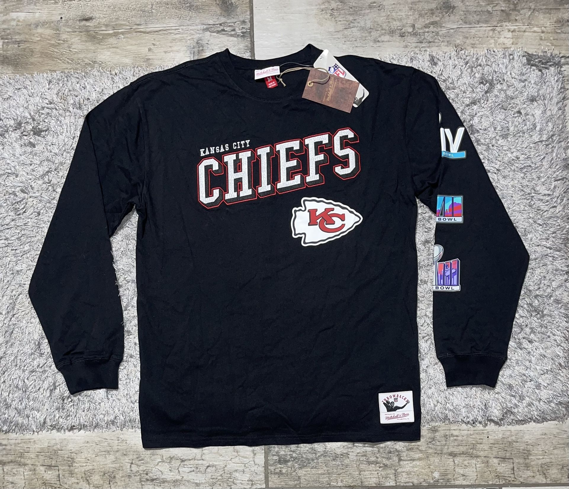 Kansas City Chiefs Mitchell & Ness Long Sleeve Tee