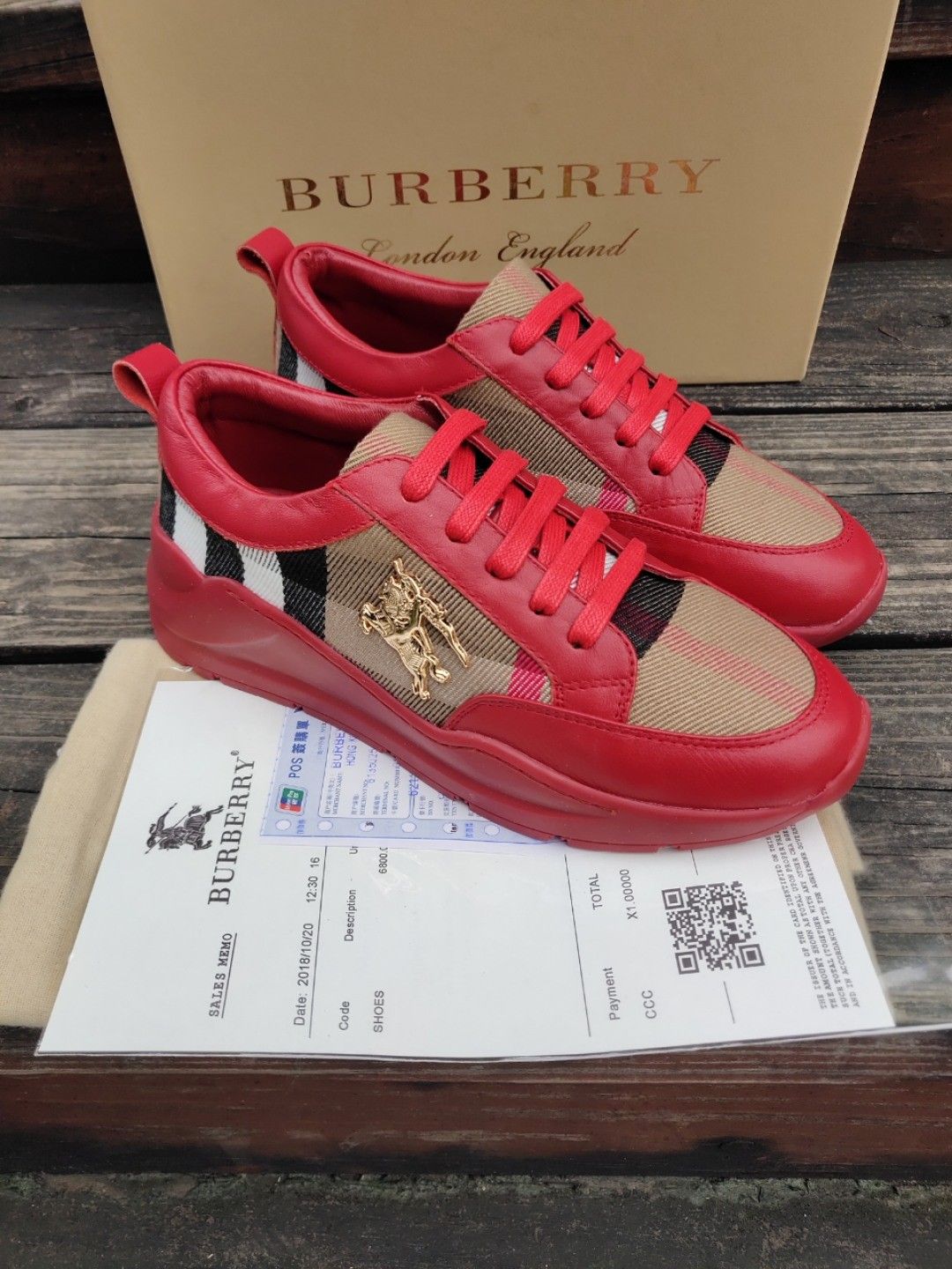 Burberry ladies sneakers