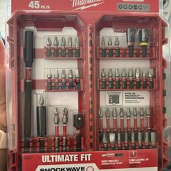 Milwaukee 45 Pc Impact Bit Set 