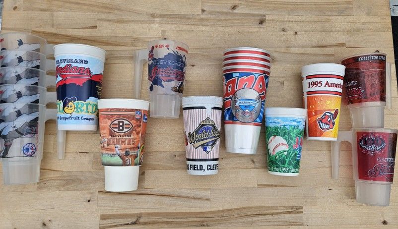 Vintage Souvenir Cups, CLEVELAND