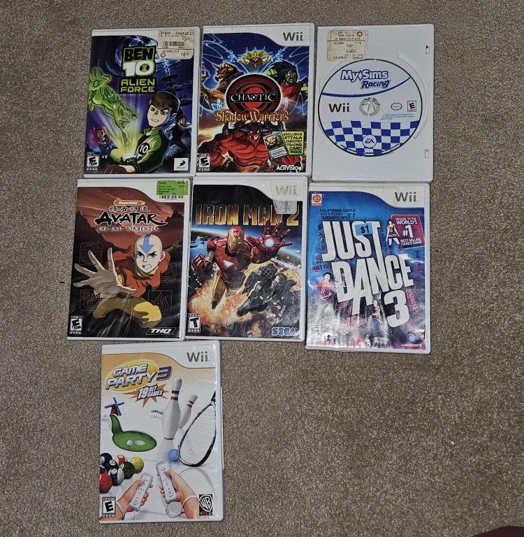 Nintendo Wii Games Bundle