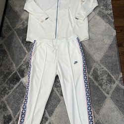 Nike NSW TAPED TRACK JACKET & Pants BLUE RED WHITE Size XXL