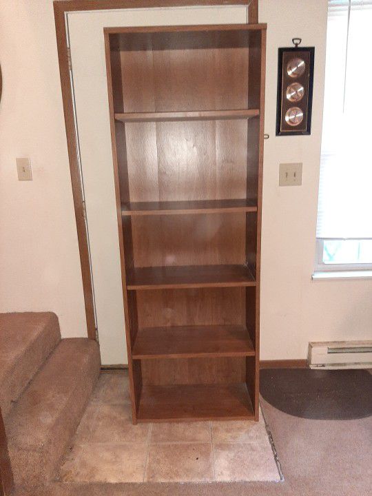 Wood Shelf Cabinet 7 Feet Tall 