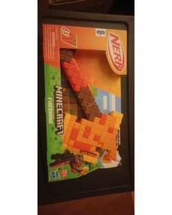 Nerf Minecraft Firebrand Dart-Blasting Axe — Brand New in Box
