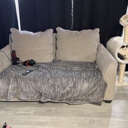 Grey Love Seat