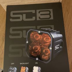 SC Led Lights, Amber Lights Plus Ditch Brackets. 