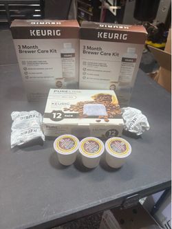 Keurig filters & 3 month brewer care kit