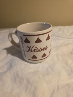 Vintage Hershey  Coffee Mug Chocolate Kisses Coffee Mug Tea Cup - 1988