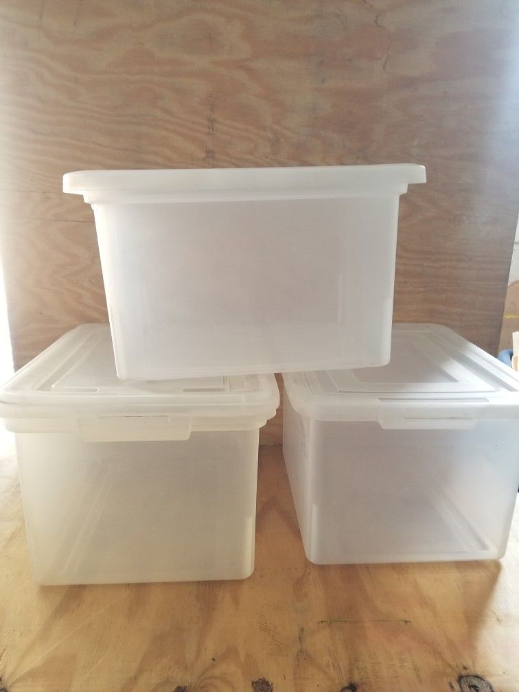 300 Plastic File Boxes
